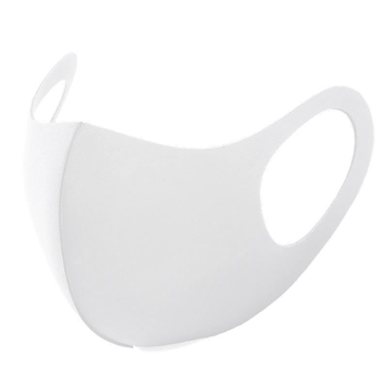 Летние модные маски знаменитостей унисекс: Черный 3D-трикотаж, пыленепроницаемый, дышащий, хлопок и ледяной шелк, солнцезащитный, можно стирать.