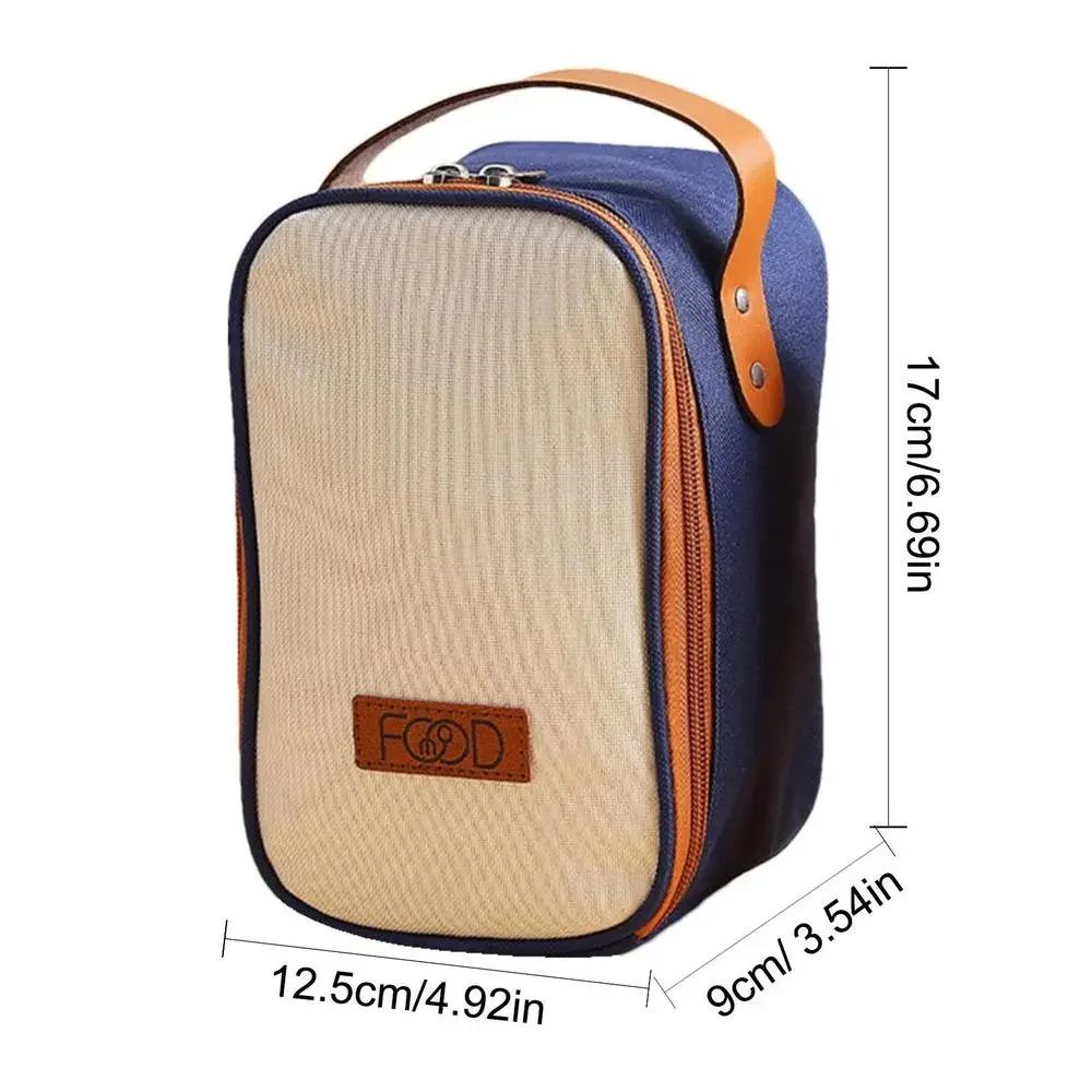 Изолированное ведро для ланча, небольшой контейнер для супа, герметичная нержавеющая сталь, контейнер для завтрака, обеда, ужина, контейнер для хранения еды, бенто