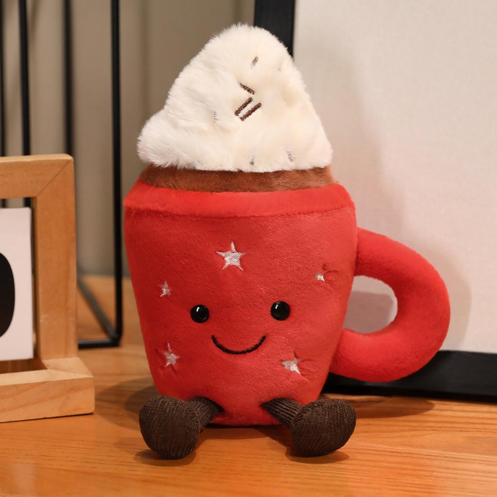 Teacup Cream Ice Shape Plush Toy Stuffed Doll Bedroom Decoration Kids Gifts