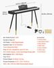 Digital Piano 88 Keys Semi Weighted Full Size Keyboard Stand Black, for Beginners, 600 Tones, 600 Rhythms, Electric Piano, with Sustain Pedal,