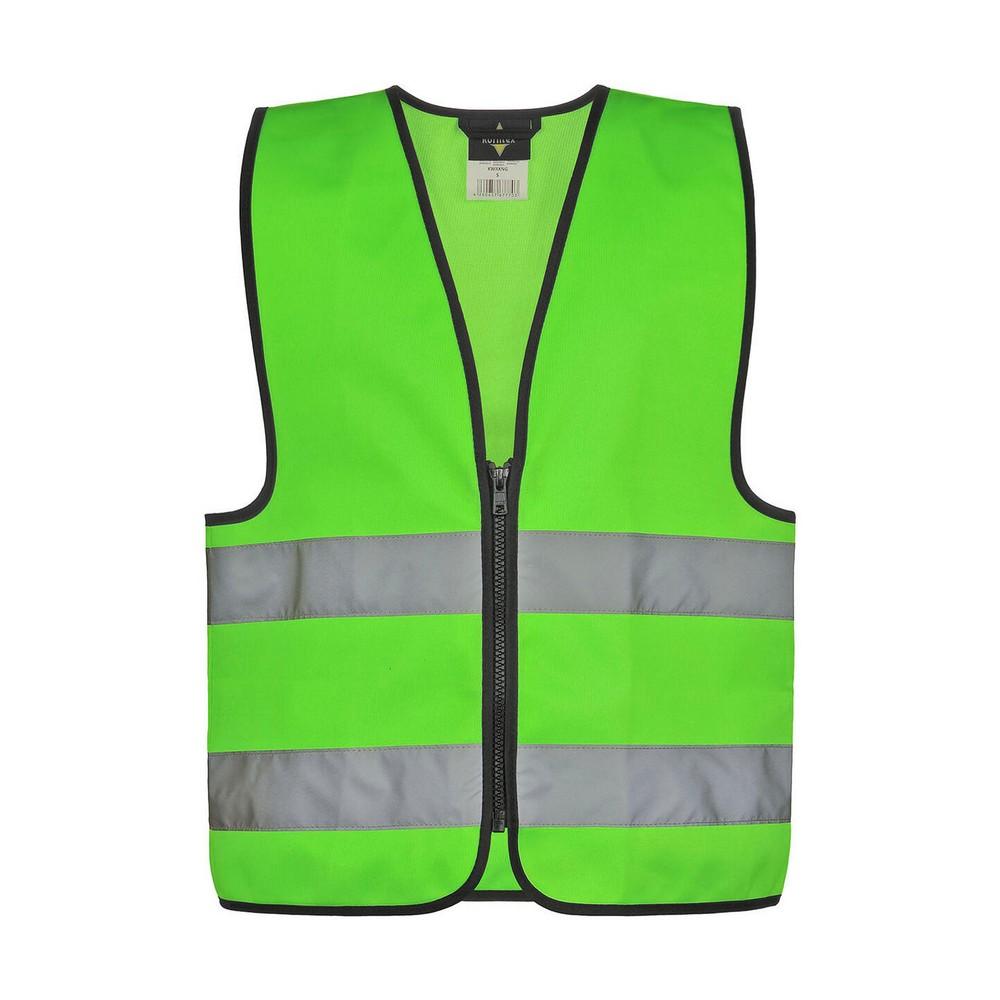Korntex Childrens/Kids Aalborg Zipped Hi-Vis Vest