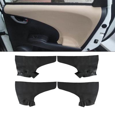 Для Honda Jazz/Fit 2008 2009 2010 2011 2012 хэтчбек кожаный дверной подлокотник из микрофибры наклейка на панель