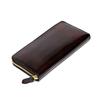 CLASSIC Round Zipper Long Wallet Cowhide Kip Raspberry Red Hand Polished Craftsmanship Made In Japan [Parly] PC-13