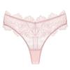 Europe and America Low Waist Thong Lace Flower Mesh Seduction Hip Lift Perspective Women Sexy Hollow T Pants