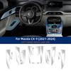 Защитная пленка для интерьера из ТПУ для Mazda CX-9 2021-2024 Прозрачная наклейка против царапин