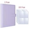 4-Compartment Inner Page Kpop Photocard Binder A5 Refillable Card Photo Storage Album with 200 Card Slots