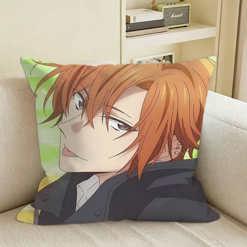 SSasaki And MMiyano BLAnime Square Sofa Pillow Cover Solid Color Living Room Home Decor Cushion Case