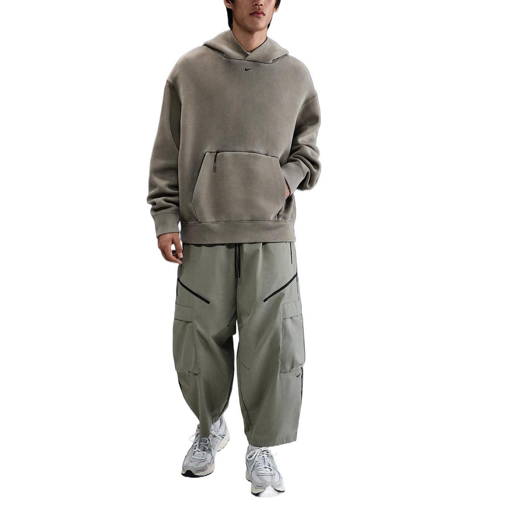 Nike Tech Comfortable Fashion Simple Versatile Nine-Point Sports Pants Men Bottoms Light-Army-Green Black HJ2951320