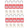 10 Sets 38mm Lockout Lock Nylon Industrial Engineering Insulation for Chemical Power