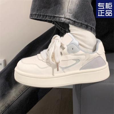 Молочный фуфу платформа женские новые повседневные женские туфли осень кампус стиль универсальные милые кеды детские