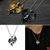 Модное ретро ожерелье с подвеской в виде ангела, модные украшения из титановой стали, геометрический дизайн