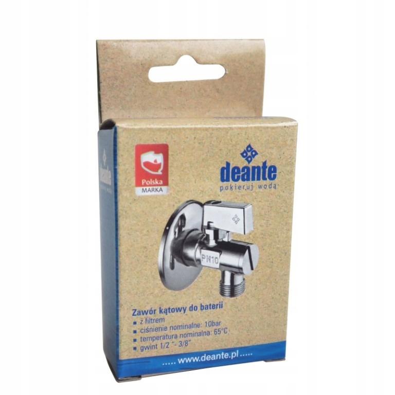 Angle Ball Valve for Faucet with Filter 1/2 - 3/8