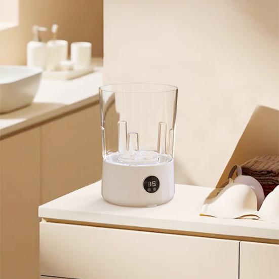 Underwear Washer Mini Washing Machine Digital Display Large Capacity Low Noise Easy To Operate Cordless Laundry Machine