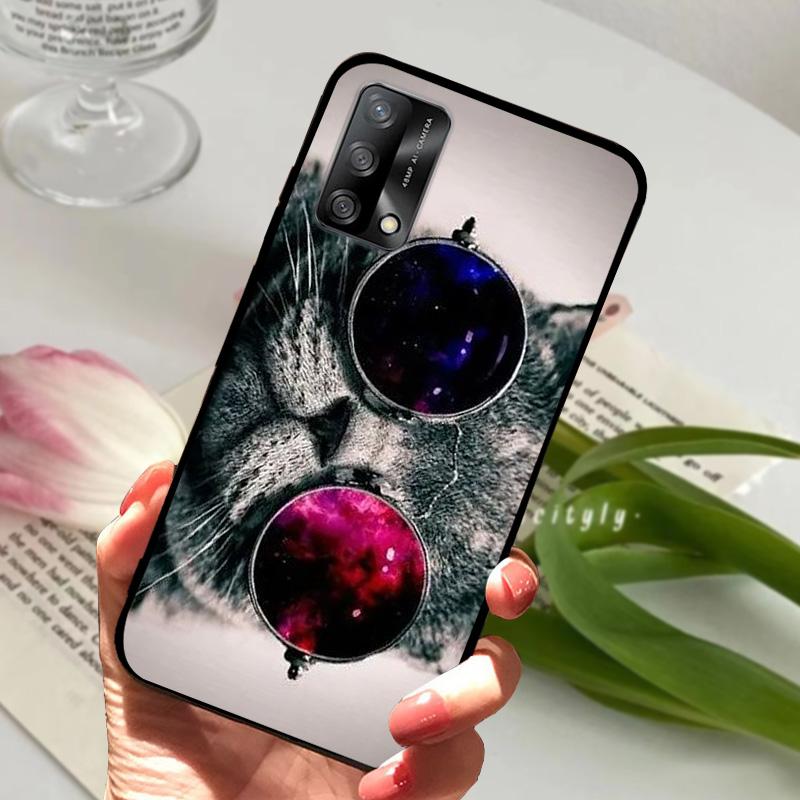 Чехол для Oppo A74 4G CHP2219 Ударопрочный Цветной Матовый Мягкий ТПУ Силиконовый Чехол для Телефона Для OPPO F19 Бампер CPH2219 Fundas