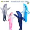 Надувной морской талисман на Хэллоуин: Костюм дельфина и акулы для косплея и фестивалей