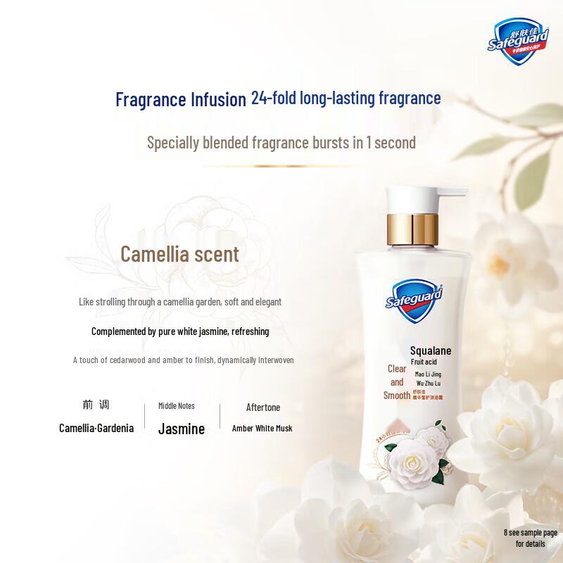 Гель для душа Safeguard с нежным ароматом камелии