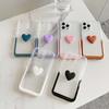 6 Colors Ins Love 3d Heart Cute Stand Holder Cartoon Couple Phone Case For Iphone 13 Pro Max 11 12 Promax Shockproof Back Cover