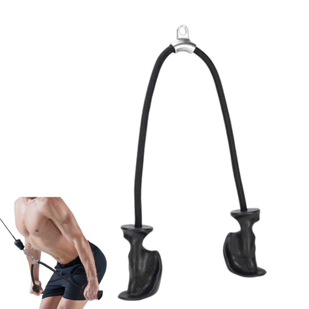 Heavy Duty Tricep Rope Ergonomic Handles Triceps Gantry Pull Rope Gym Workout