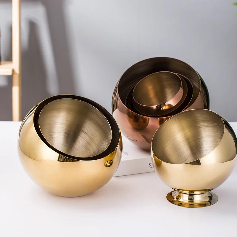 Золотая золотая нержавеющая стальная миска для хранения поднос для караоке-бара Миски Солонка Бутылка для хранения Банка для хранения Приправа Конфеты Соевый соус