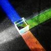 Sun Catcher Mixing Color Cube Funny Rainbow Crystal Cubes  Educational Gifts