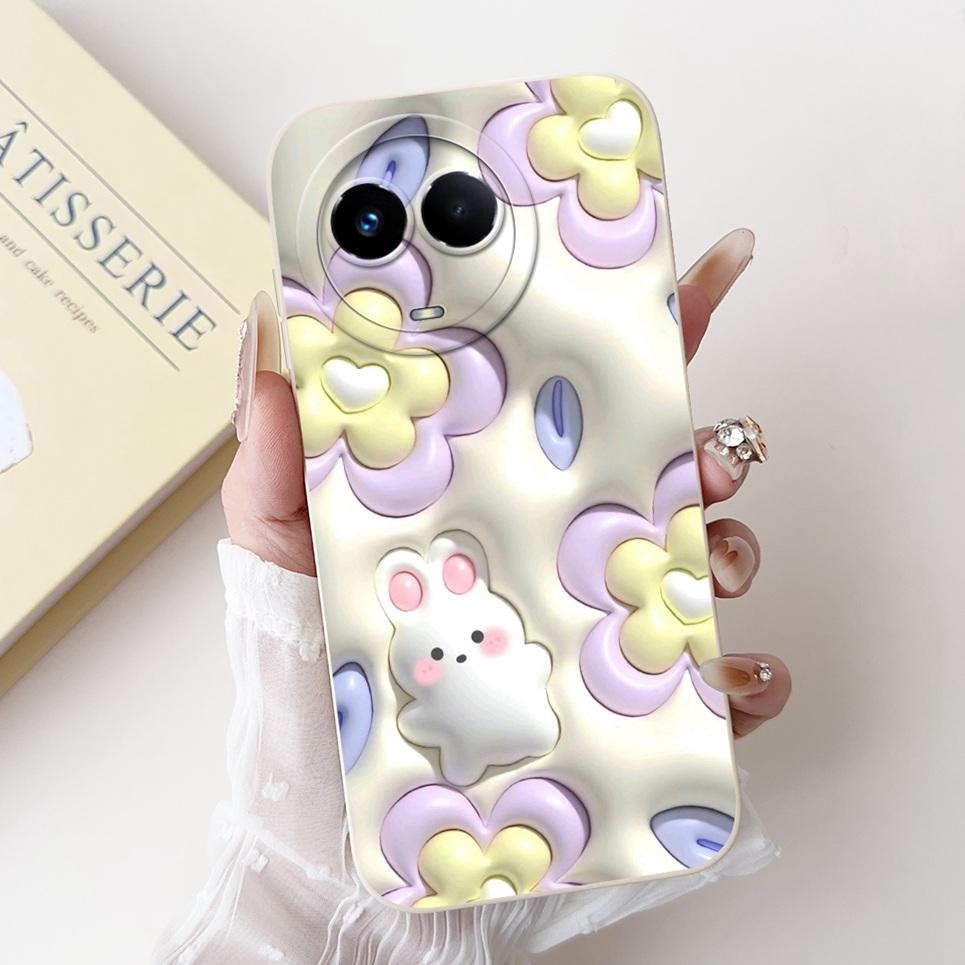 Case For Realme 11 4G 5G 11 Pro Plus 11x Phone Case RMX3780 RMX3751 RMX3636 Soft Silicone Cartoon Back Cover Camara Protection