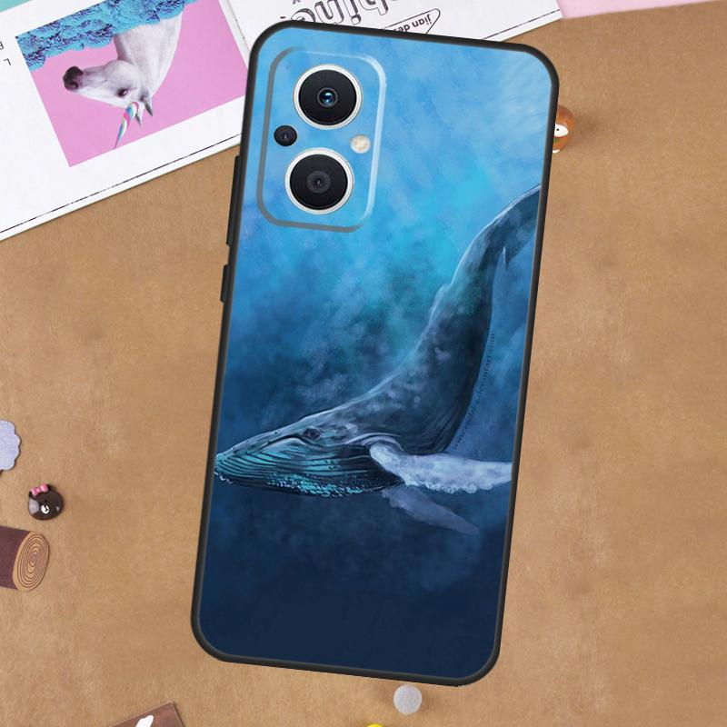 Blue Whale For OPPO Reno 13F 11F 12F 14F 10 11 12 13 14 Pro 8T 7 8 Lite OPPO Find X9 X8 X6 X5 Pro Case