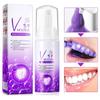 V34 Purple Tooth Cleansing Mousse Repair Whitening and Anti Sensitivity Toothpaste Improves Enamel Sensitivity, Removing Stains, and Gentle Freshness