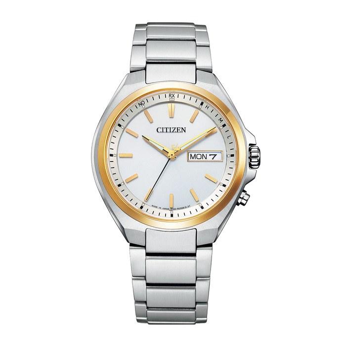 Citizen Attessa AT6074-56A Eco-Drive Radio Watch White