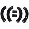 6x Snowblower Rubber Auger Blade Paddles Replacement,Snow Blower Accessory Paddle Kit SJ600S-4abld