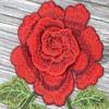 Embroidered Patches Floral Long String Flowers Embroidery Patches Iron On Patch Clothes Sticker