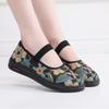 ****** New Old ******* Cloth Shoes Women's Single Shoes Non-slip S**t Sole Breathable Middle-aged and Elderly Mother Shoes Grandma Shoes