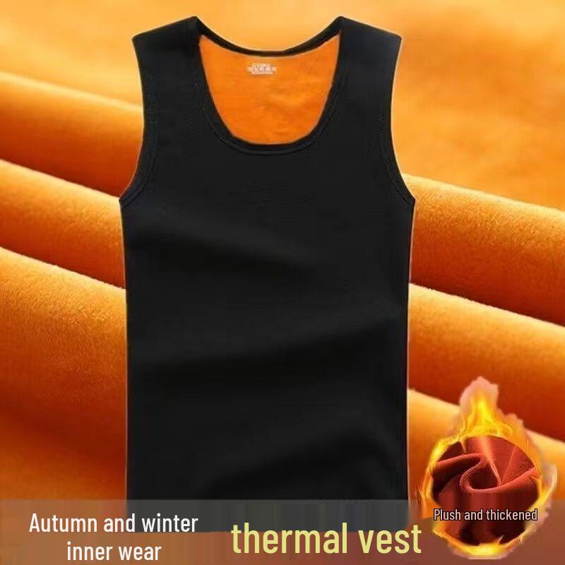 Мужской терможилет приталенного кроя: Тепло осени/зимы с бархатной подкладкой