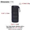 Azarxis Water Bottle Pouch, Nylon Bottle Case, MOLLE Compatible, Tactical EDC Pouch, Handy Pouch, Water Bottle Holder, for Hiking, Camping, Exploratio