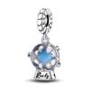 Цвет Красивый Тонкий Элегантный Каменный Шарм Медь Настоящая Бусина Подходит для Настоящих Браслетов-Шармов Бусины Украшения Подарок Для Женщин