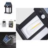 Solar Powered Outdoor Wall Light With Motion Sensor For Garden And Patio Decor