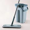 Hands-Free Flat Mop: Dual-Use Scratch-Off Design for Easy, Efficient Cleaning with Bucket.