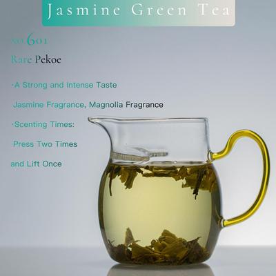 Зеленый чай с жасмином № 602 Редкий цветочный чай пекоэ с натуральным вкусом чая