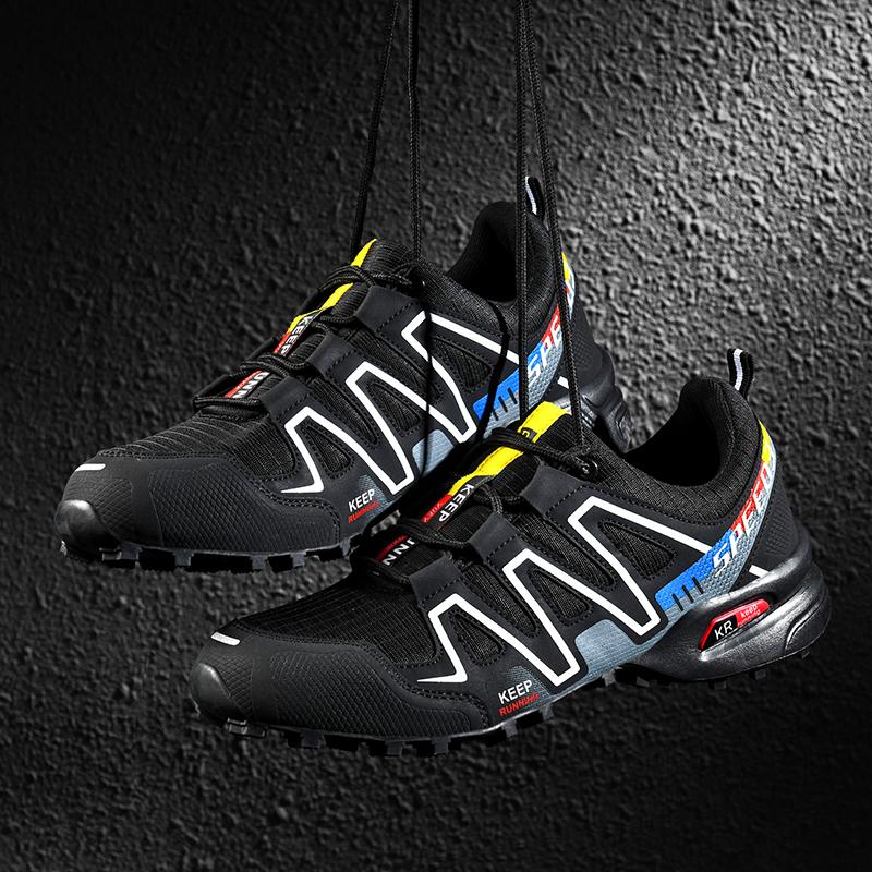 Мужские скальные туфли, уличные нескользящие кроссовки для треккинга, модная удобная спортивная обувь большого размера