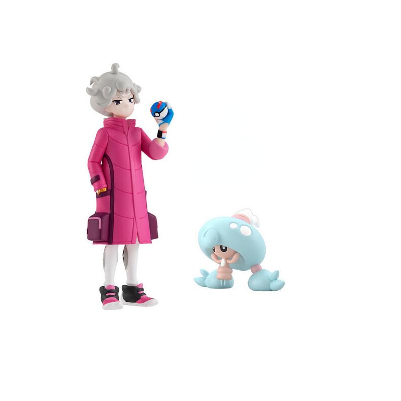 Pokemon CANDY TOY Go SCALE WORLD VOL BEDE Hatenna Hattrem Hatterene Galar Region Cute 1/20 Action Figure Toys