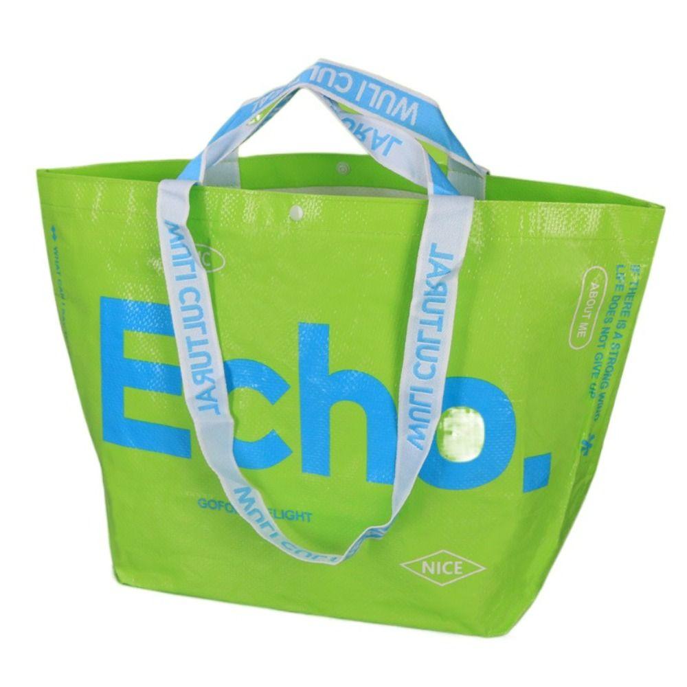 Ручная сумка-тоут большой вместимости, упаковочная сумка для хранения, креативная плетеная сумка-шоппер