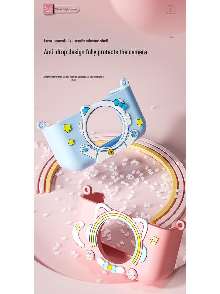 HD Двойная камера Детская мультяшная мини-камера для развлечения - популярная игрушка в подарок