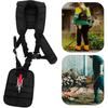 Yardwe Trimmer Shoulder Strap, Comfort Padded Belt Double Shoulder Strap, Adjustable String Trimmer Strap for Brush Cutter Trimmer Lawn Mower Parts