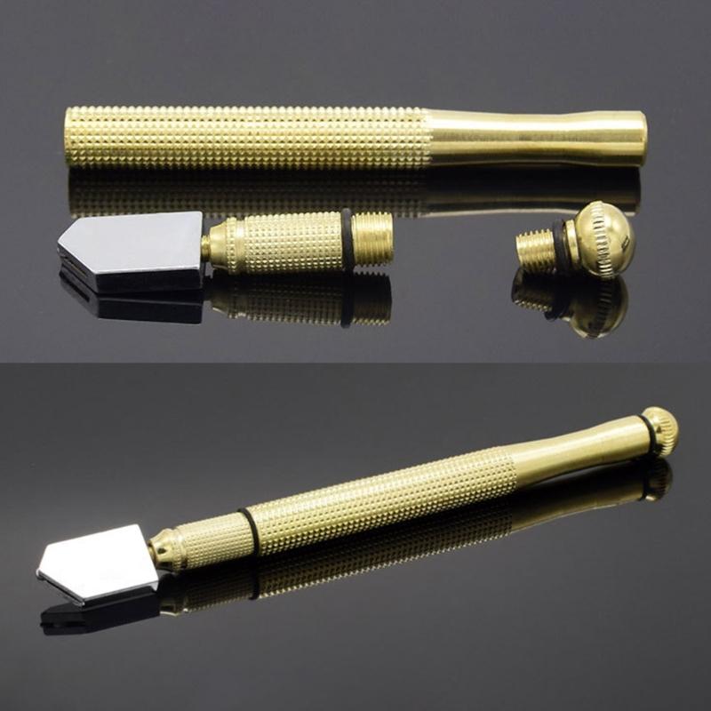 Стеклорез Профессиональный Портативный Колесо Лезвие Нескользящая Металлическая Ручка Для DIY Плитка Зеркало Ремесло Резка Ручной Инструмент