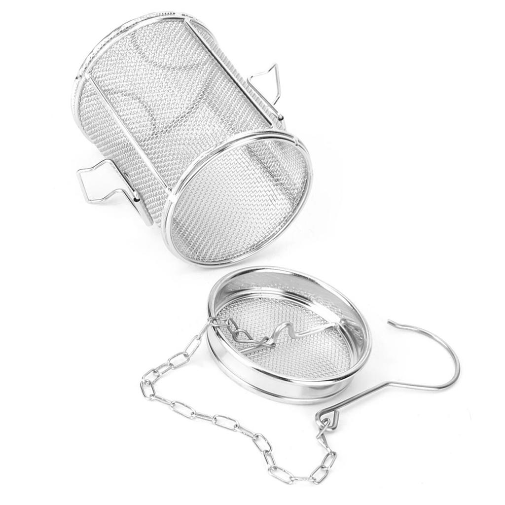 Stainless Steel Tea Ball Strainer Soup Seasonings Seperation Basket Spice Filter