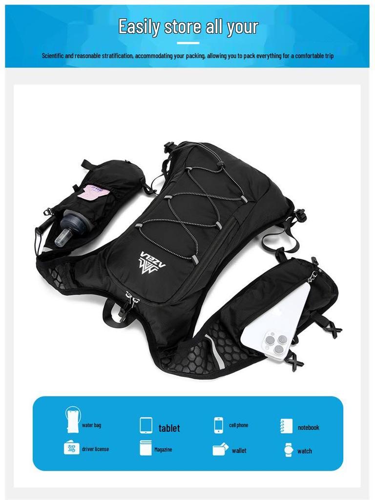 Яркий туристический рюкзак для активного отдыха с питьевой системой на 2 л для мужчин и женщин - Маленький рюкзак для альпинизма и велоспорта