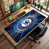 Большой игровой коврик для мыши Chelsea FC с принтом, нескользящий, из мягкой резины, для офисного стола, ноутбука, компьютера, Декор