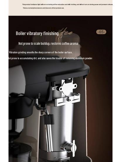 Little Bear Semi-Automatic Espresso & Coffee Maker for Home and Office