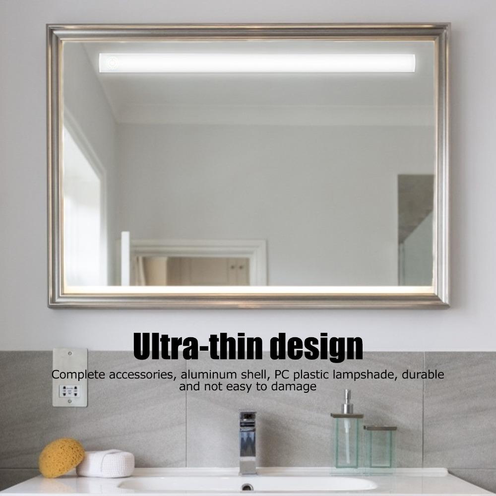 6W LED Cabinet Light Bar Ultra-thin LED Light Strip Eye Protection Under Cabinet Lighting  Wardrobe