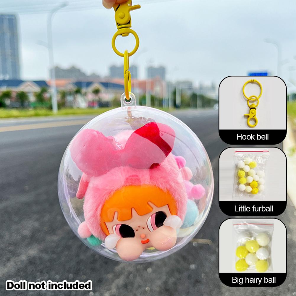 Акриловый полый рождественский шар своими руками прозрачные шарики наполняемые безделушки елочные подвесные украшения для дома подарки для вечеринки декор