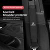 2Pcs Car Seat Belt Cover Shoulder Protector Auto Accessories For Mitsubishi Eclipse Lancer Outlander Pajero Ralliart Star Mirage